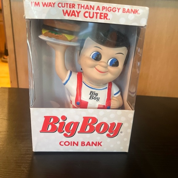 Bob’s Big Boy Coin Bank Restaurant Mascot Piggy Bank “Way Cuter" - Picture 6 of 6